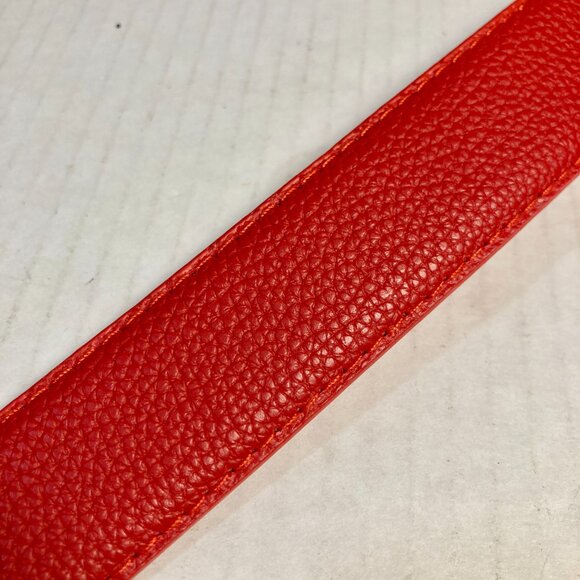 Disney Minnie Mouse Vegan Faux Leather Red Belt Womens Size Medium 30-36" - Picture 11 of 14